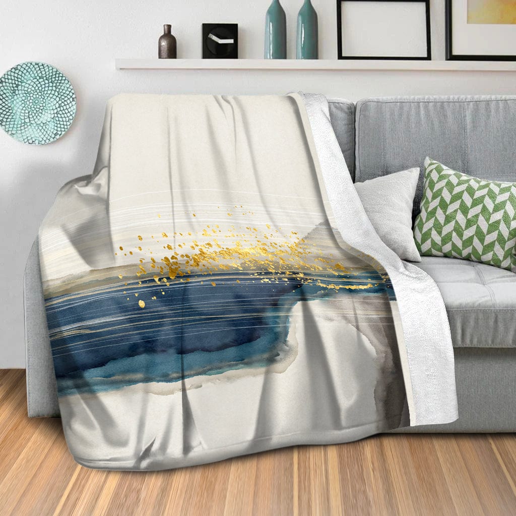 Spiritual Abstract A Blanket Blanket Clock Canvas