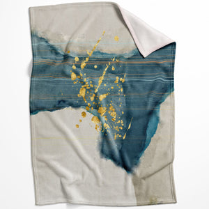 Spiritual Abstract C Blanket Blanket 75 x 100cm Clock Canvas