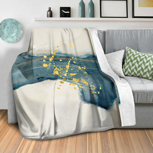 Spiritual Abstract C Blanket Blanket Clock Canvas