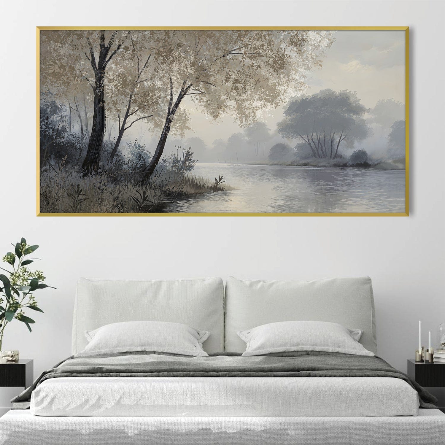 Still Waters Drift Canvas Art Clock Canvas