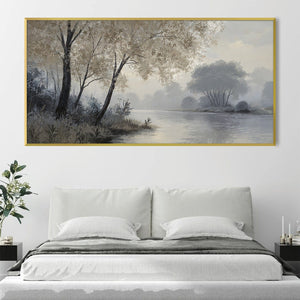 Still Waters Drift Canvas Art Clock Canvas