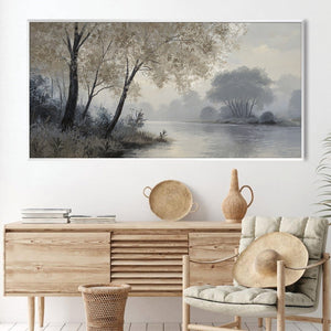 Still Waters Drift Canvas Art Clock Canvas