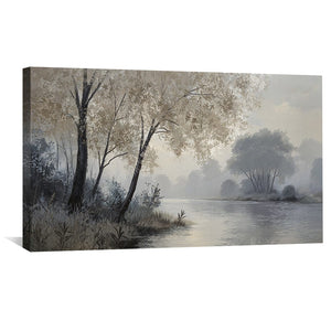 Still Waters Drift Canvas Art Clock Canvas