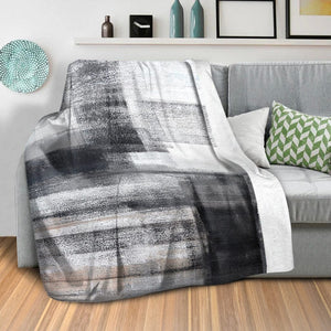 Stone B Blanket Blanket Clock Canvas