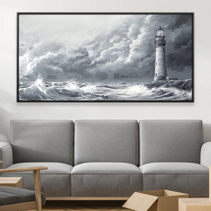 Storm watch Canvas Art 20 x 10in / Canvas Clock Canvas