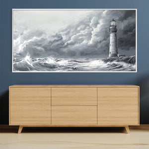 Storm watch Canvas Art Clock Canvas