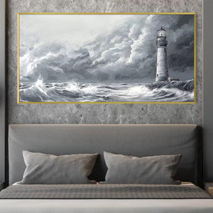 Storm watch Canvas Art Clock Canvas