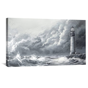 Storm watch Canvas Art Clock Canvas