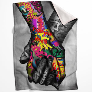 Stronger Together Blanket Blanket 75 x 100cm Clock Canvas
