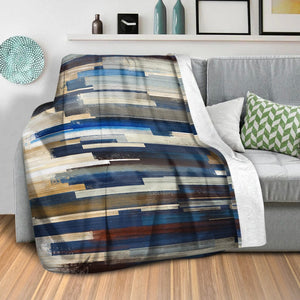 Structured Stacking Blanket Blanket Clock Canvas