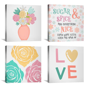 Sugar and Spice Canvas Art Clock Canvas