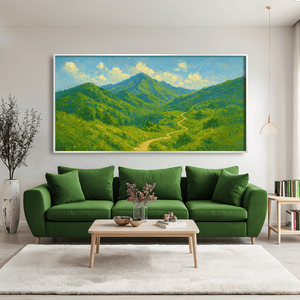 Summits Invitation Canvas Art Clock Canvas