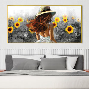 Sunlit Solace Canvas Art Clock Canvas