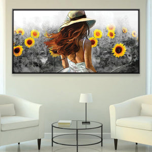 Sunlit Solace Canvas Art Clock Canvas
