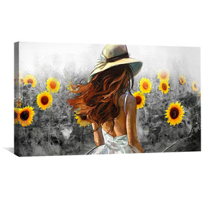 Sunlit Solace Canvas Art Clock Canvas
