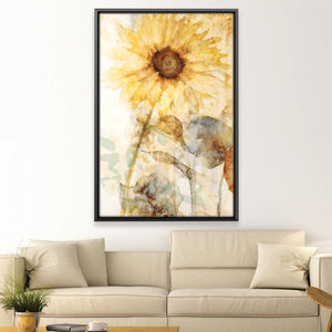 Sunny Bloom Canvas Art 12 x 18in / Canvas Clock Canvas