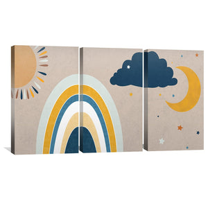Sunny Days Canvas Art Clock Canvas