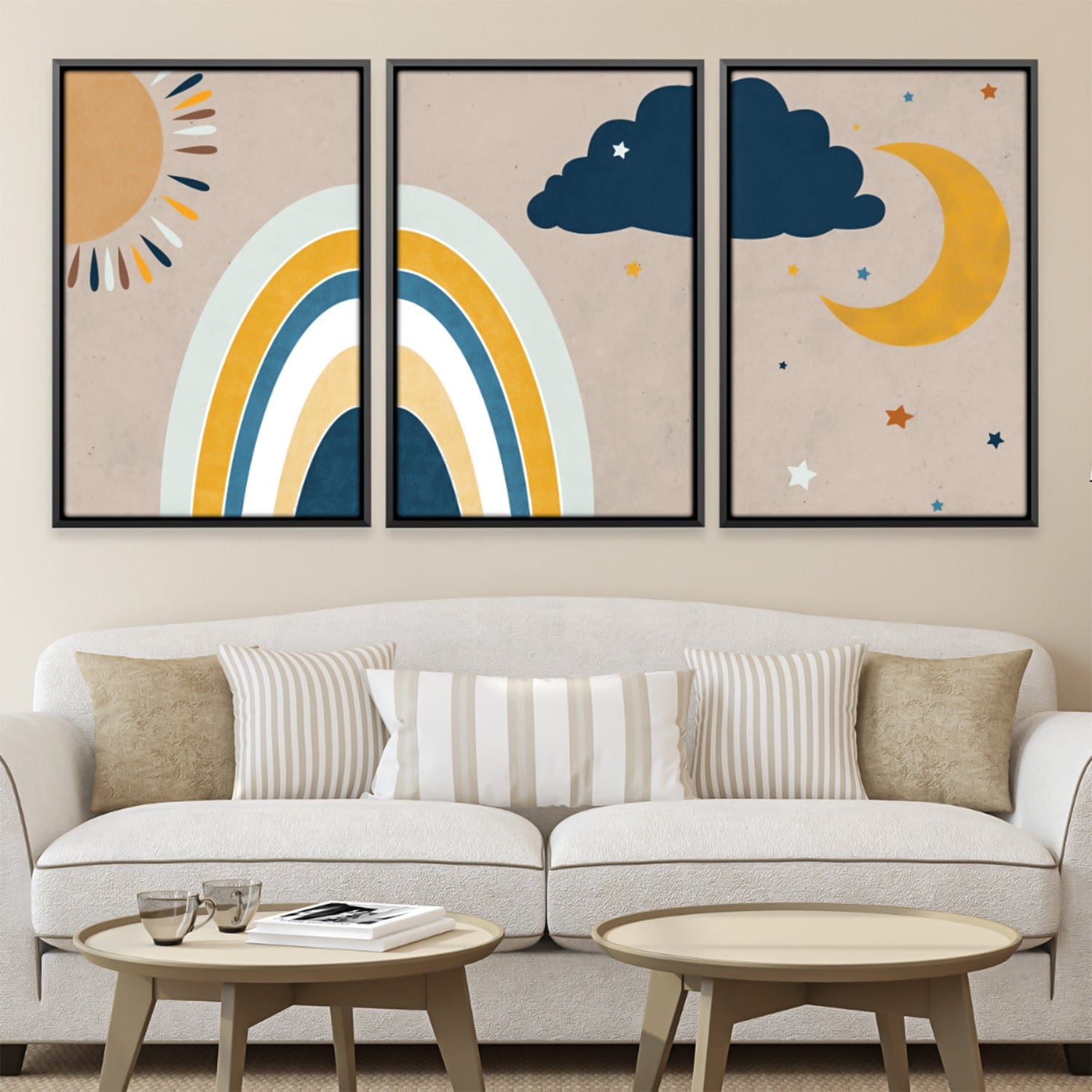 Sunny Days Canvas Art Clock Canvas