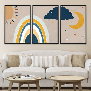 Sunny Days Canvas Art Clock Canvas