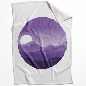 Sunny Plains C Blanket Blanket 75 x 100cm Clock Canvas