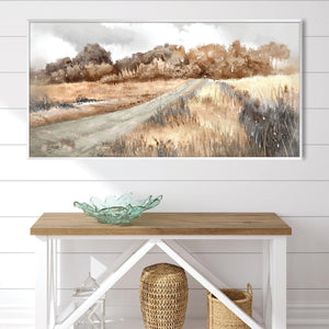 Sunwashed Fields Canvas Art Clock Canvas