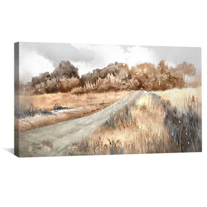 Sunwashed Fields Canvas Art Clock Canvas