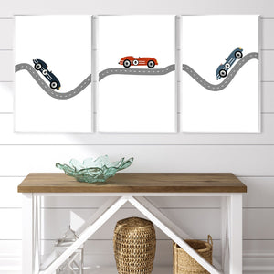 Swerve Track Canvas Art Clock Canvas