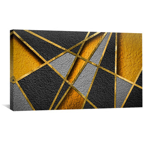 Textured Angles Canvas Art Clock Canvas