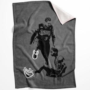 The Answer Step Over Blanket Blanket 75 x 100cm Clock Canvas