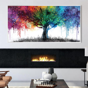 The Colorkeeper Canvas Art Clock Canvas