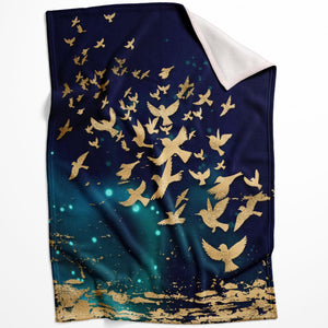 The Golden Array C Blanket Blanket 75 x 100cm Clock Canvas