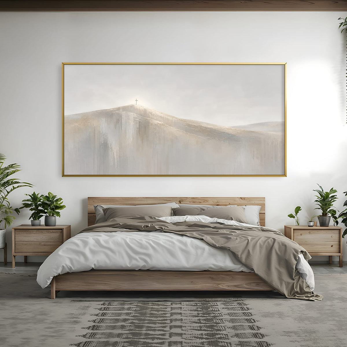 The Hill of Grace Canvas Art Clock Canvas