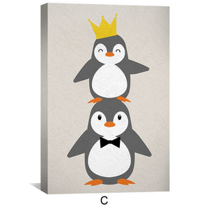 The Ice Club Canvas Art C / 12 x 18in / Canvas Clock Canvas