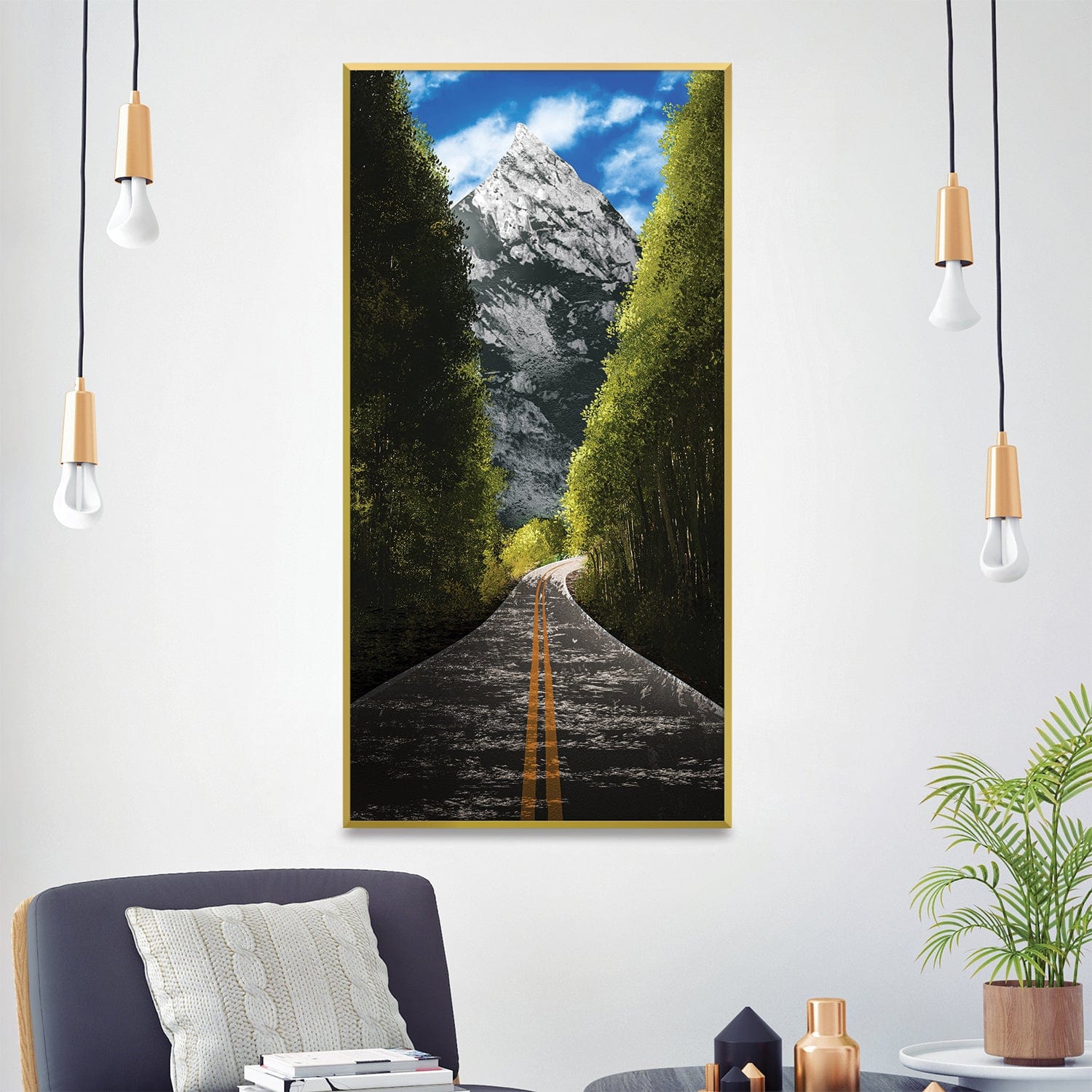 The Mountain's Call Canvas Art Clock Canvas
