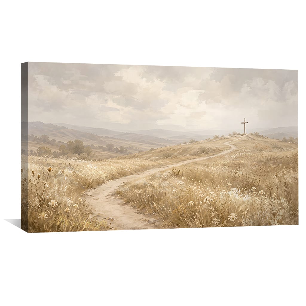 The Way of Faith Canvas Art Clock Canvas