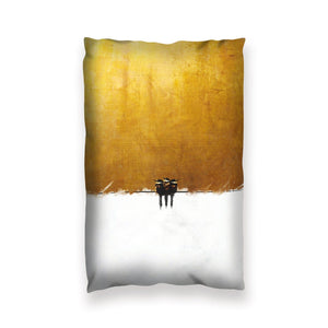 Three Little Birds Cushion Cushion 13 x 19in Clock Canvas