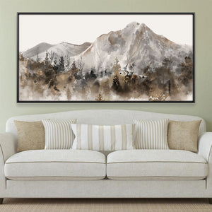 Timeless Terrain Canvas Art 20 x 10in / Canvas Clock Canvas