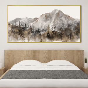 Timeless Terrain Canvas Art Clock Canvas