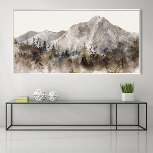 Timeless Terrain Canvas Art Clock Canvas
