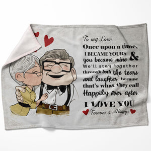 To My Forever Love Blanket Blanket 75 x 100cm Clock Canvas