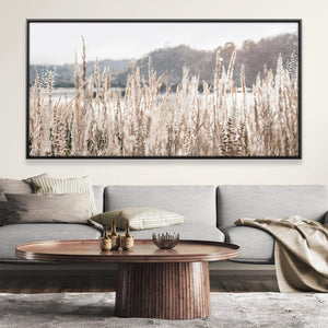 Tranquil Grasses Canvas Art 20 x 10in / Canvas Clock Canvas