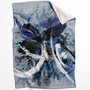 Tranquility Brushed Blanket Blanket 75 x 100cm Clock Canvas