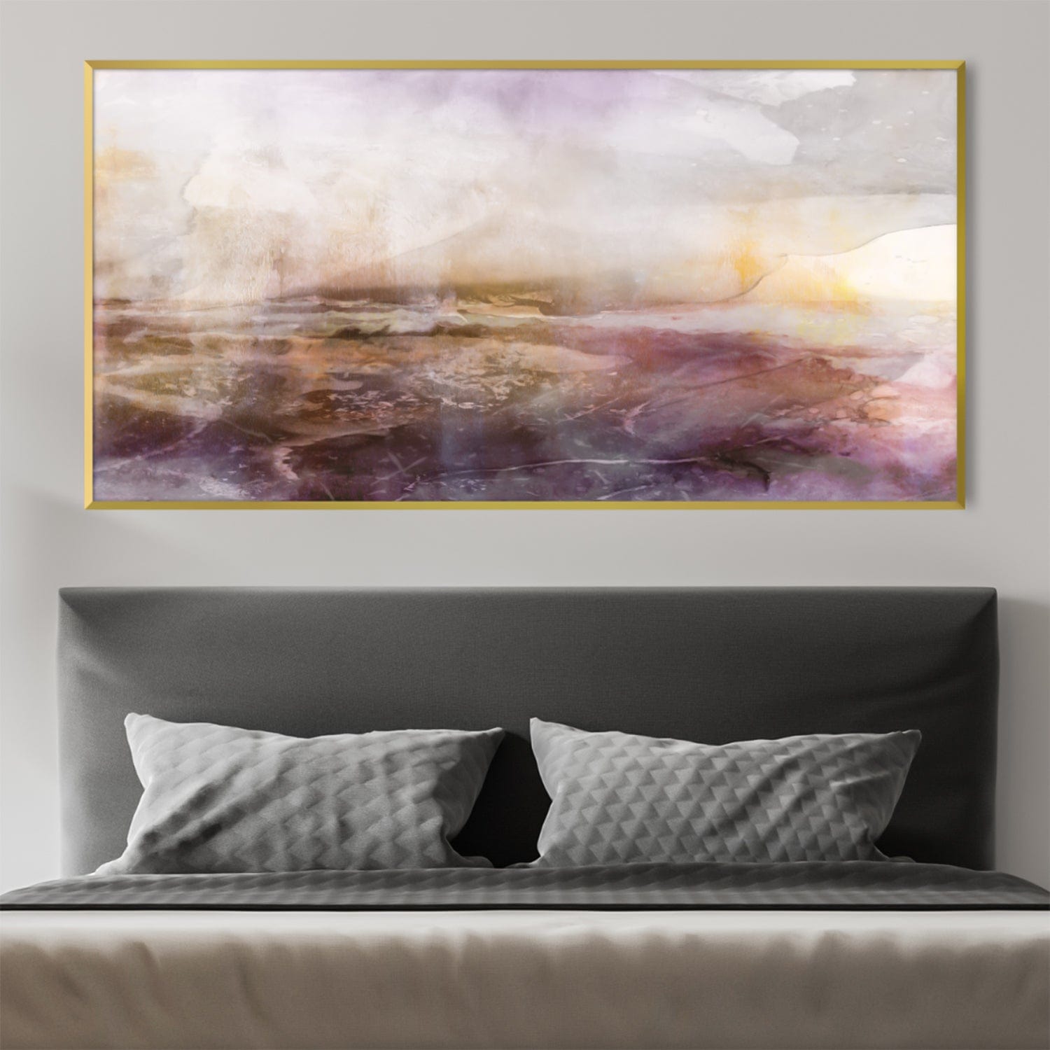 Transcendent Echoes Canvas Art Clock Canvas