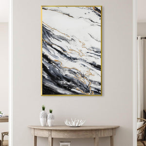 Translucent Veil Canvas Art Clock Canvas