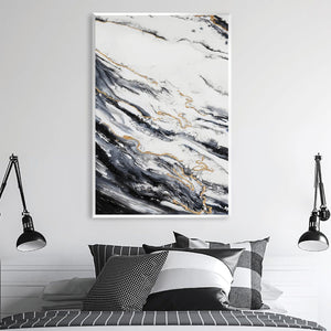 Translucent Veil Canvas Art Clock Canvas