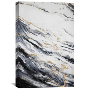 Translucent Veil Canvas Art Clock Canvas