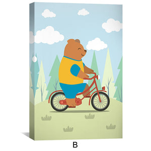 Travel Tales Canvas Art B / 12 x 18in / Canvas Clock Canvas