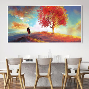 Travelers Trek Canvas Art Clock Canvas