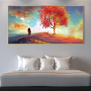 Travelers Trek Canvas Art Clock Canvas