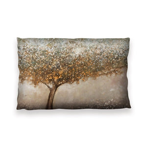 Tree in the Paint Cushion Cushion 13 x 19in Clock Canvas